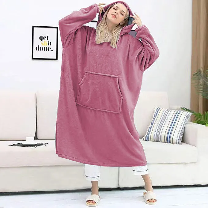 Wearable Blanket Cozy Giant Blanket Hoodie
