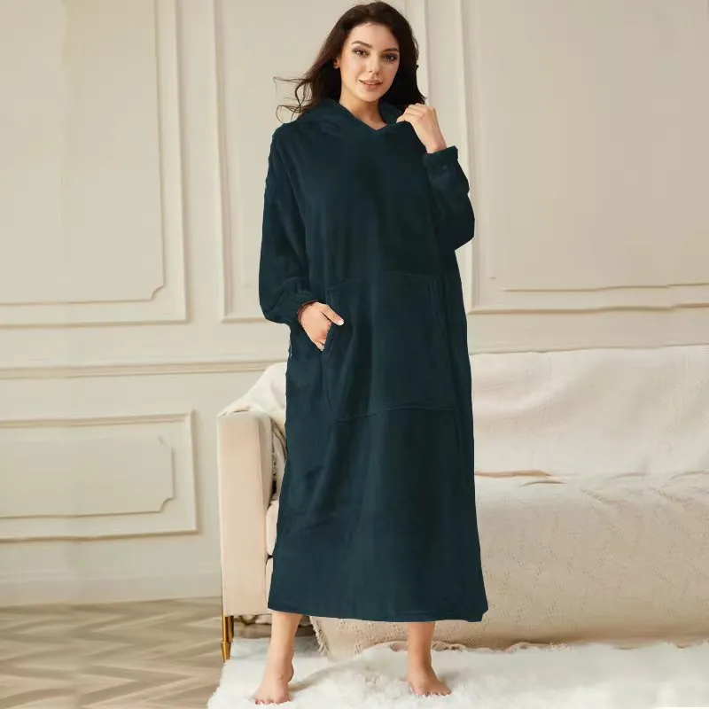 Wearable Blanket Cozy Giant Blanket Hoodie
