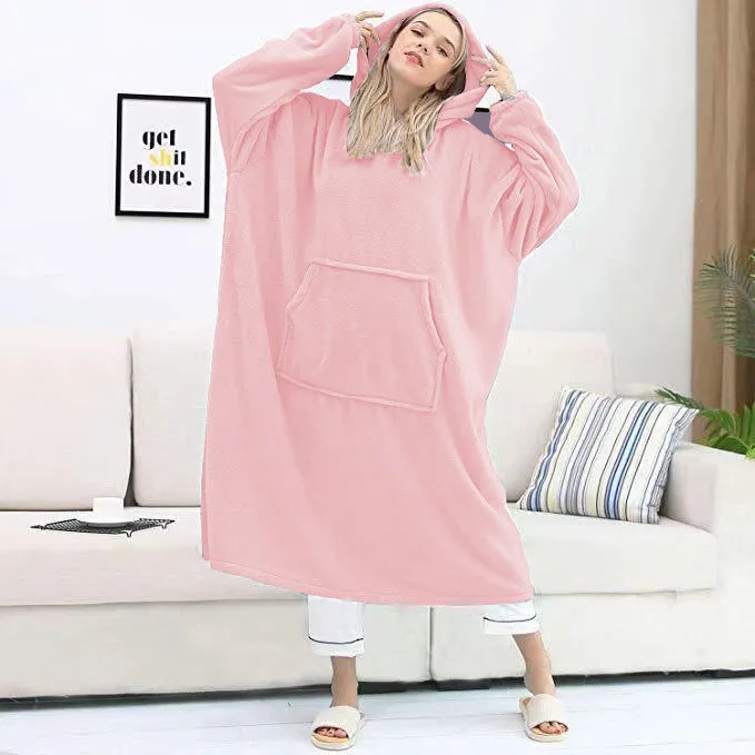 Wearable Blanket Cozy Giant Blanket Hoodie