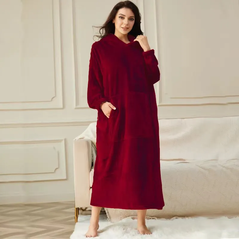 Wearable Blanket Cozy Giant Blanket Hoodie