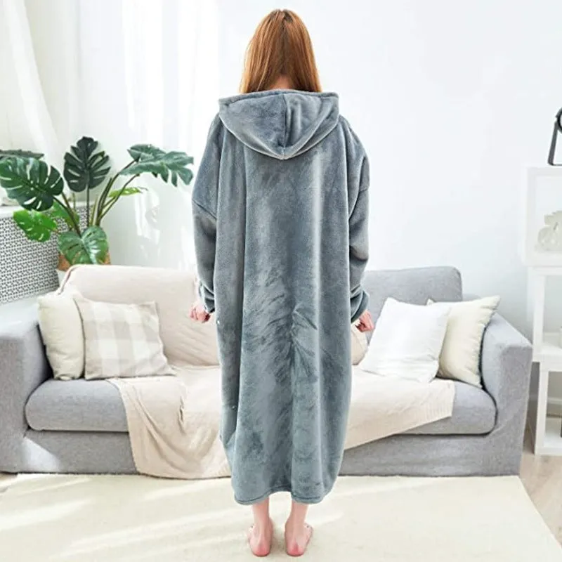 Wearable Blanket Cozy Giant Blanket Hoodie
