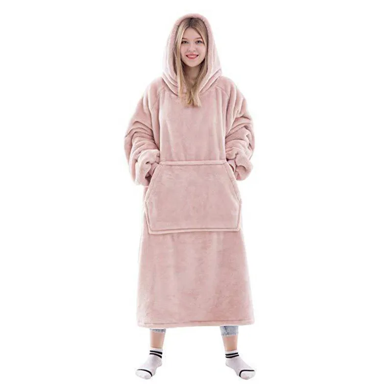 Wearable Blanket Cozy Giant Blanket Hoodie