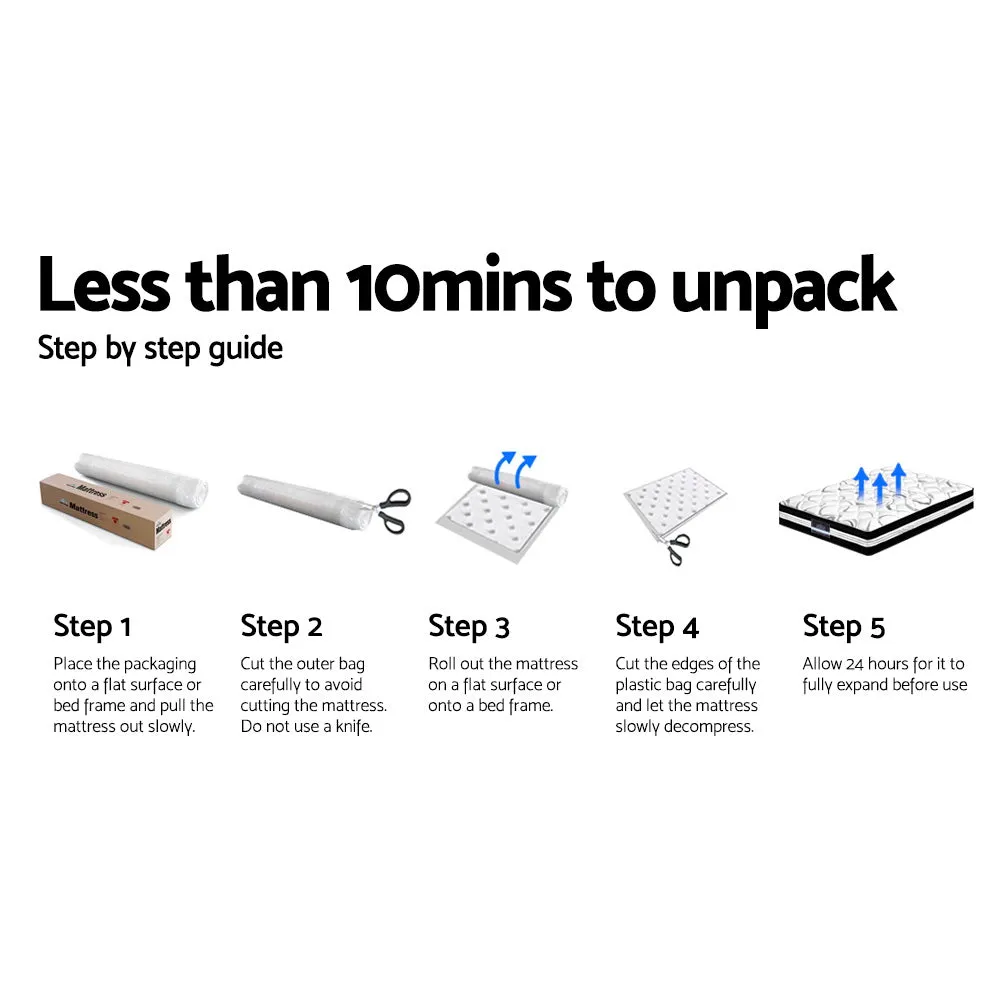 Wendell Pocket Spring Mattress 22cm Thick - Queen