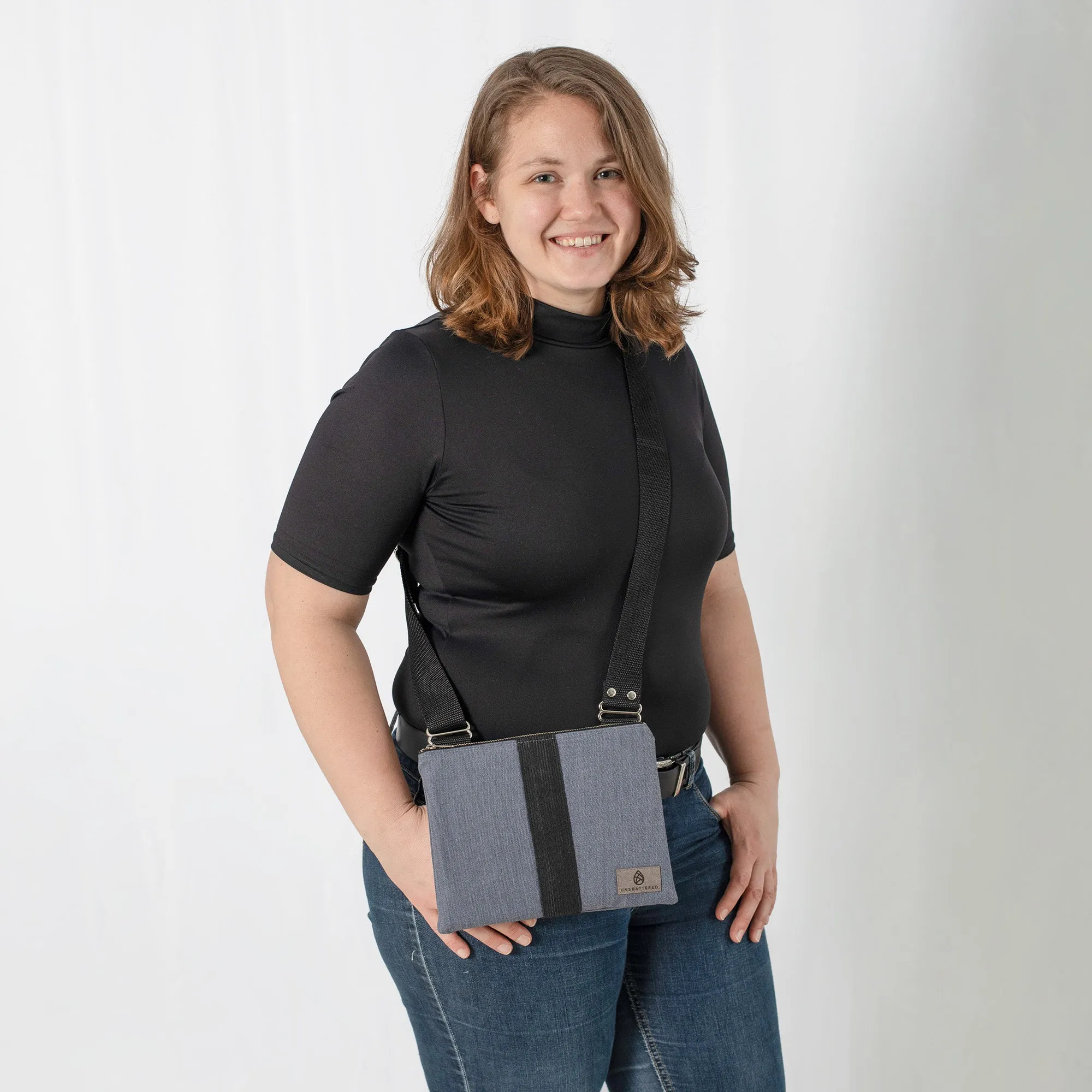 West Point Dress Gray Uniform Crossbody Pouch