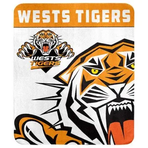 West Tigers Fleece Blanket