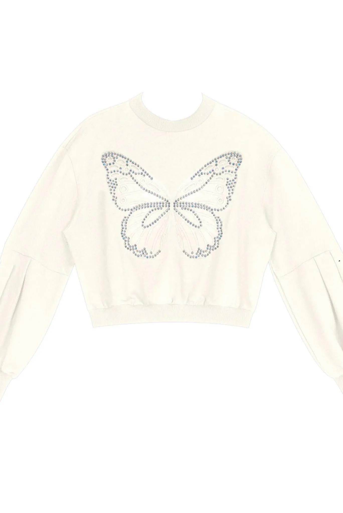 White Butterfly Sweatshirt