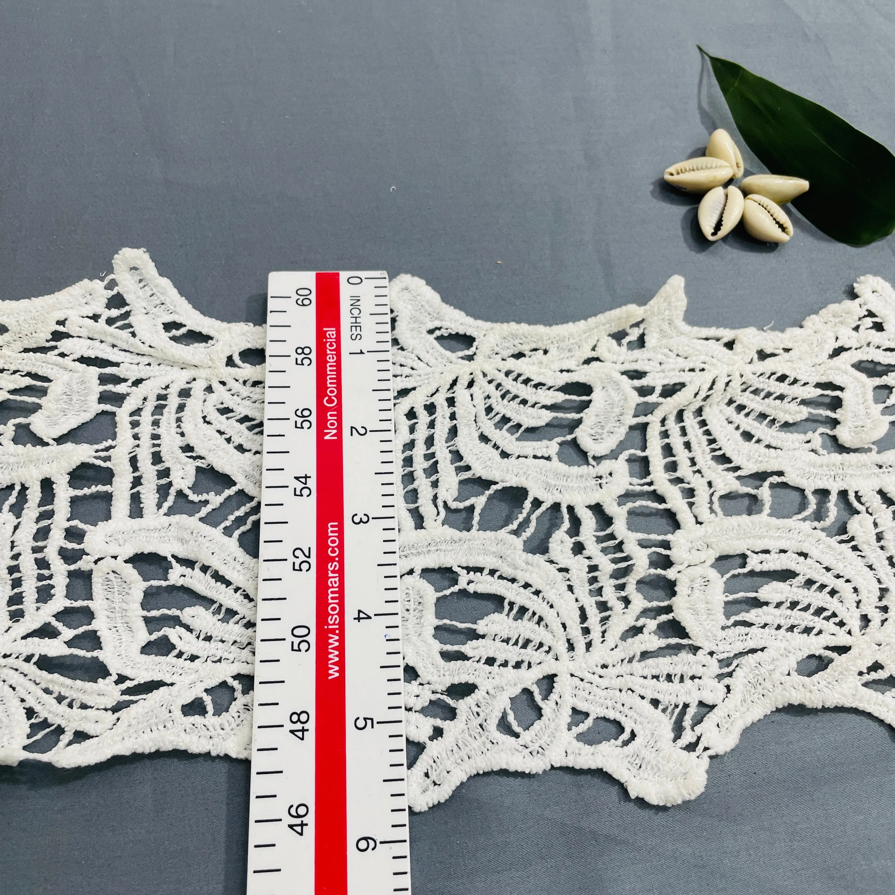 White Dyeable Cotton Lace