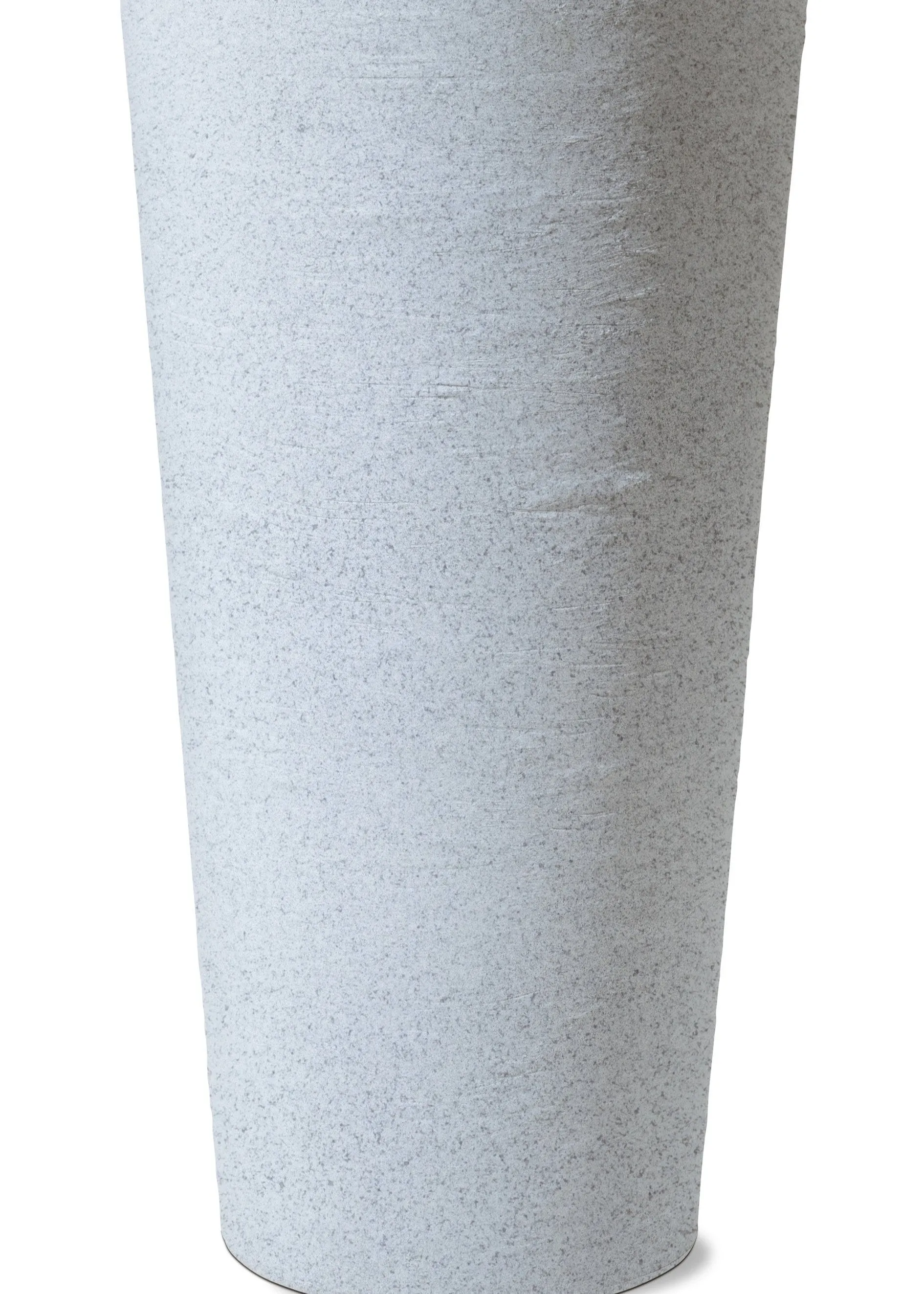White Tall Fibre Pot