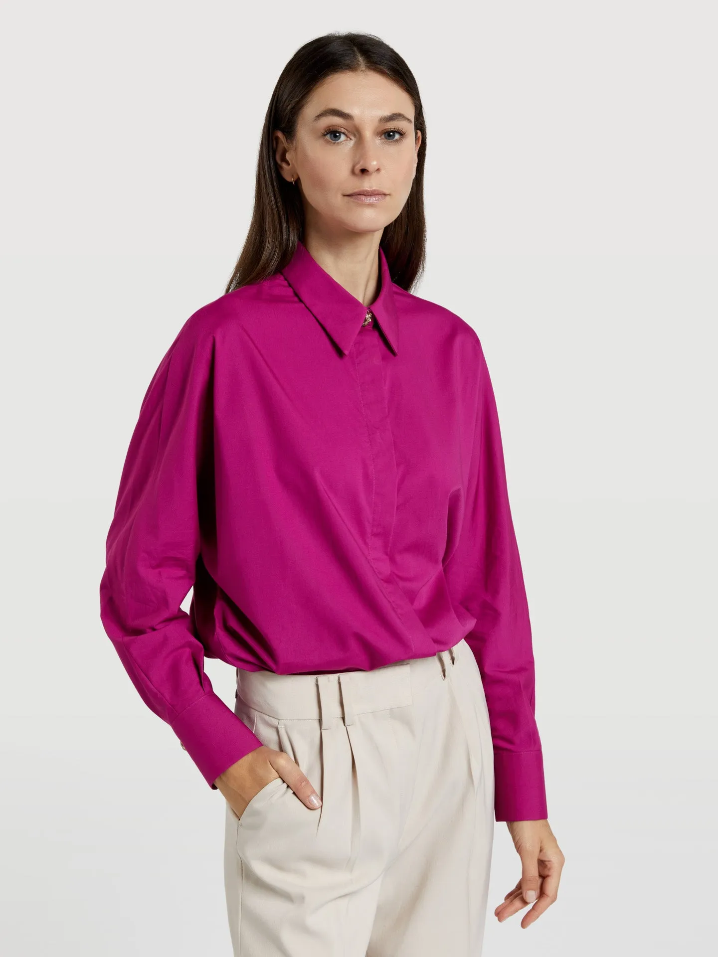 Wide fit shirt
