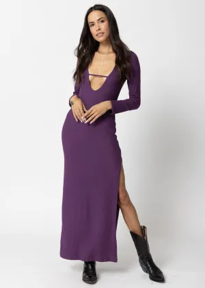 WIDE RIB I PROMISE MAXI DRESS