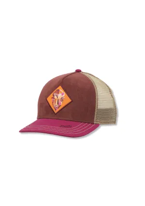 Wilder Trucker Hat - Maroon