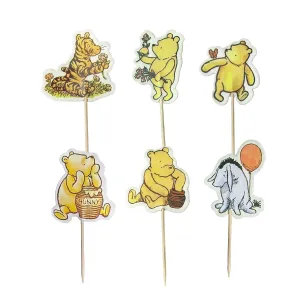 Winnie the Pooh Cupcake Toppers - 24 Pkt