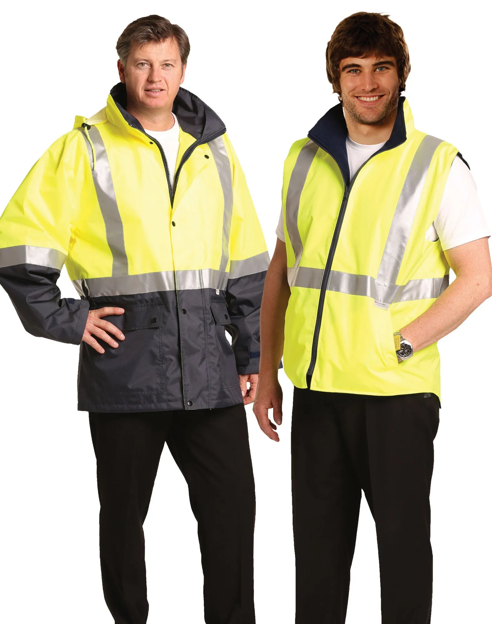 Winning Spirit Hi Vis 3 in 1 vest and jacket (SW20A)