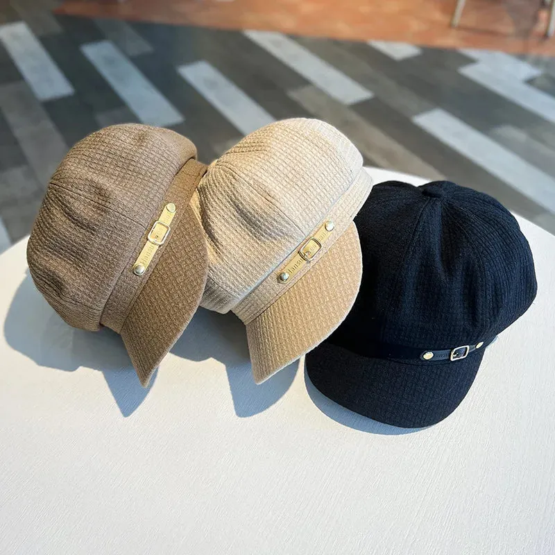 Winter Fashion Women Berets Retro Vintage Newsboy Hat