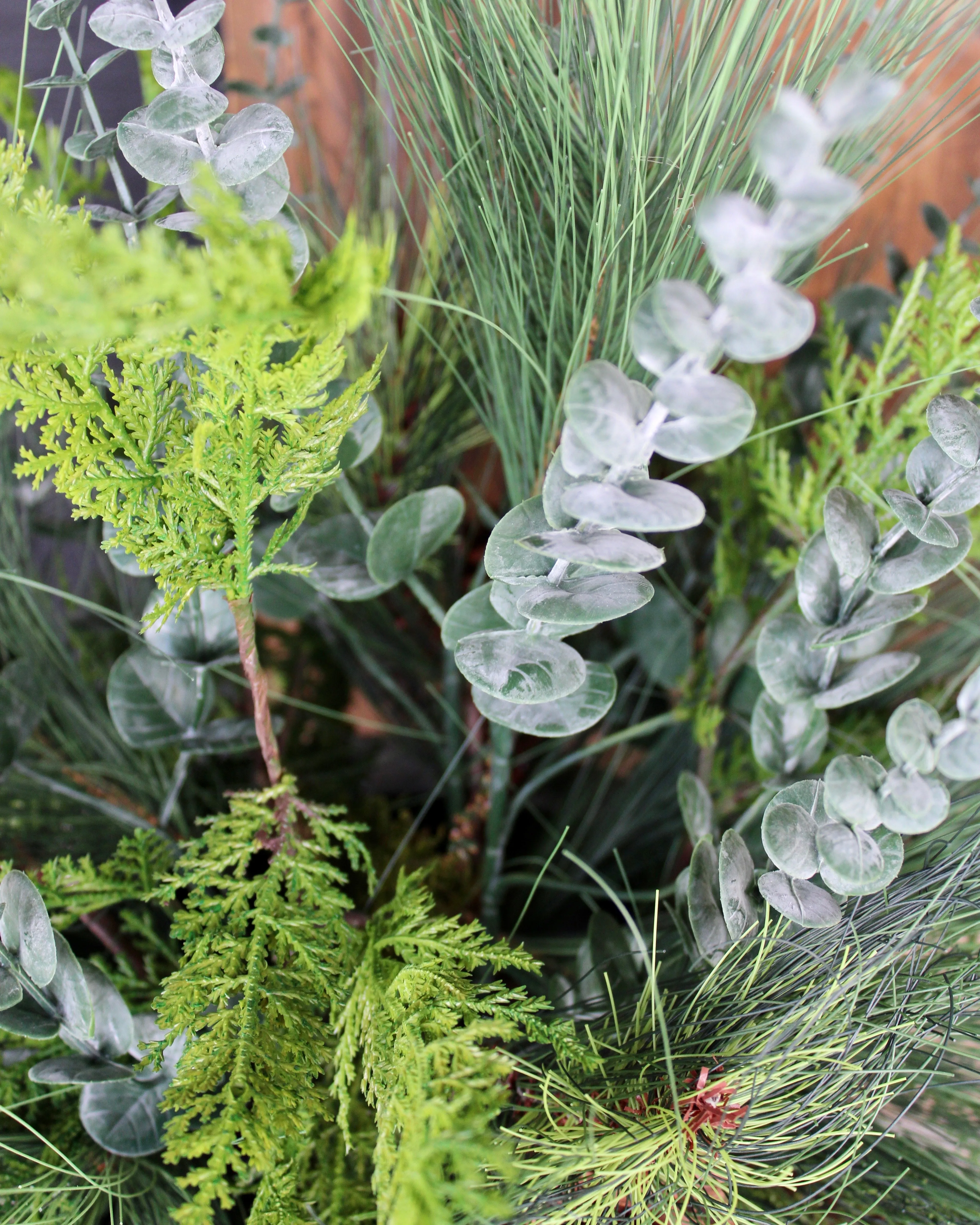 Winter Foliage “Drop-In” Arrangement