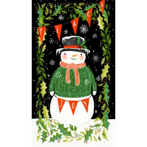 Winter Joy | Peace and Joy 24" Panel by Cori Dantini for Free Spirit