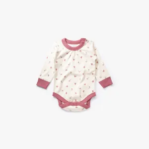 Winter Rose Long Sleeve Bodysuit