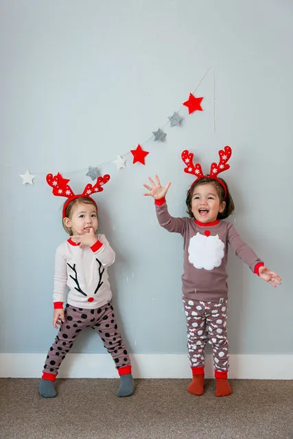 Winter Rudolph Long Sleeve Pajama