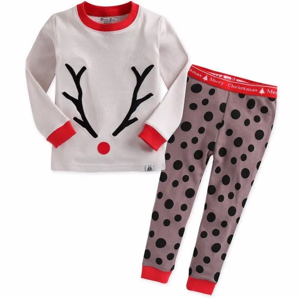 Winter Rudolph Long Sleeve Pajama