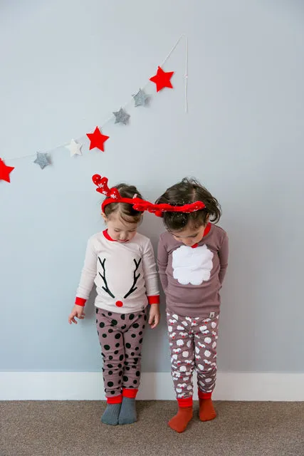 Winter Rudolph Long Sleeve Pajama