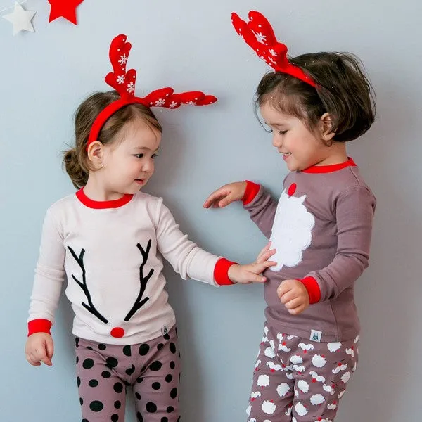 Winter Rudolph Long Sleeve Pajama