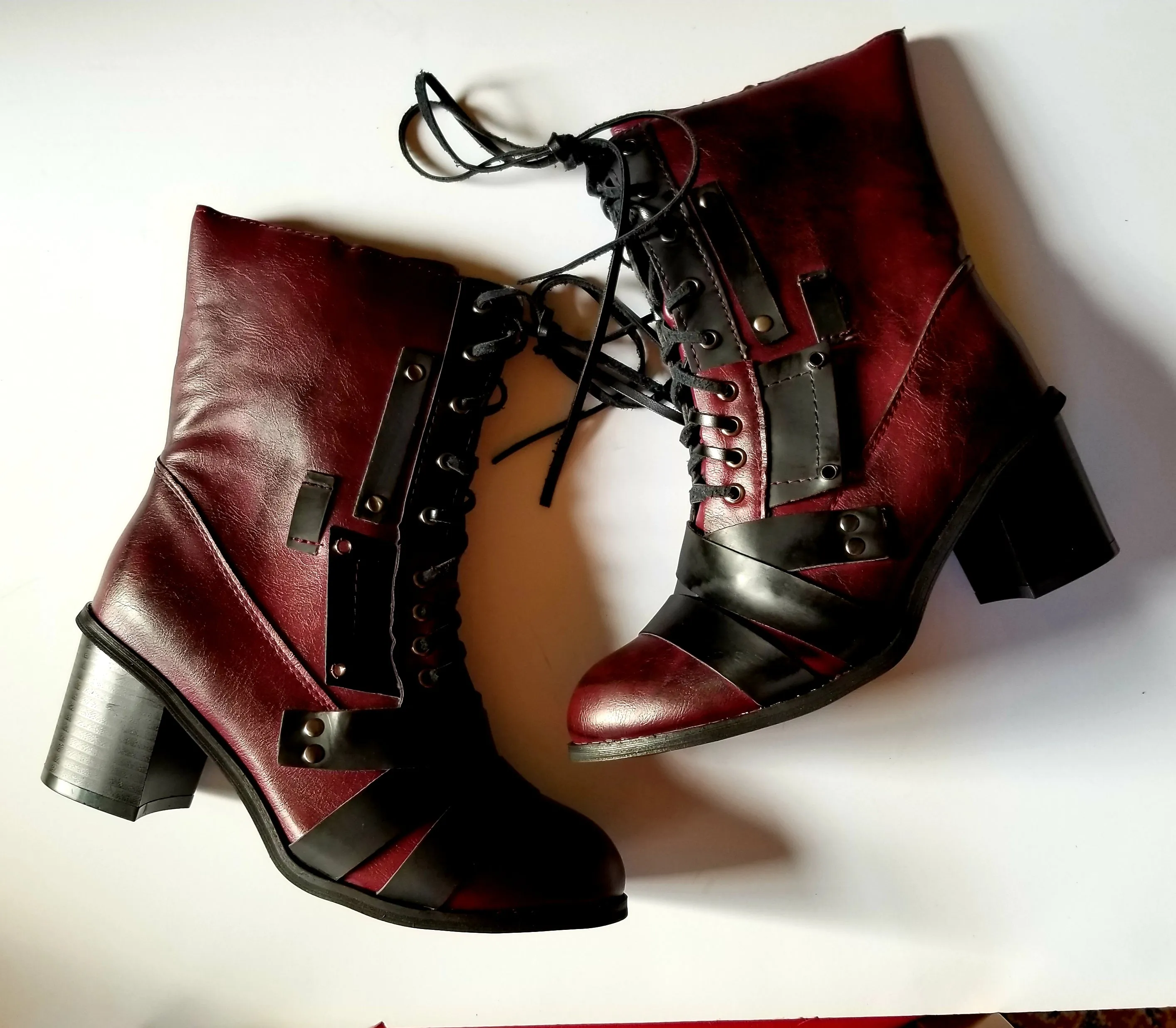 Witchy Broom Rider Witch Boot, Witchy Boots, Witch Shoes, Witchy Clothing, Witch Laceup Boots, Boots, Witch, Occult, Boho Chic