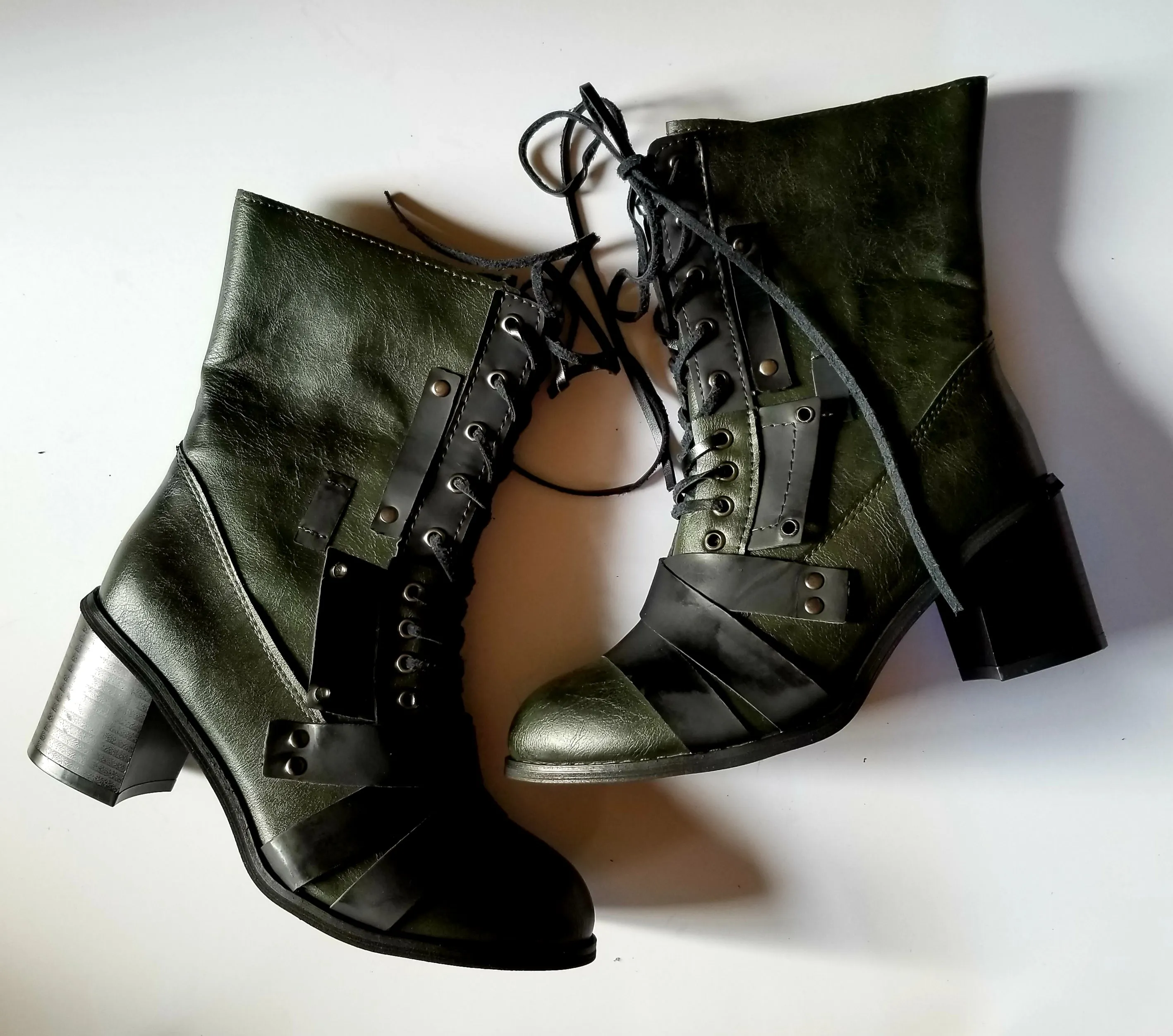 Witchy Broom Rider Witch Boot, Witchy Boots, Witch Shoes, Witchy Clothing, Witch Laceup Boots, Boots, Witch, Occult, Boho Chic