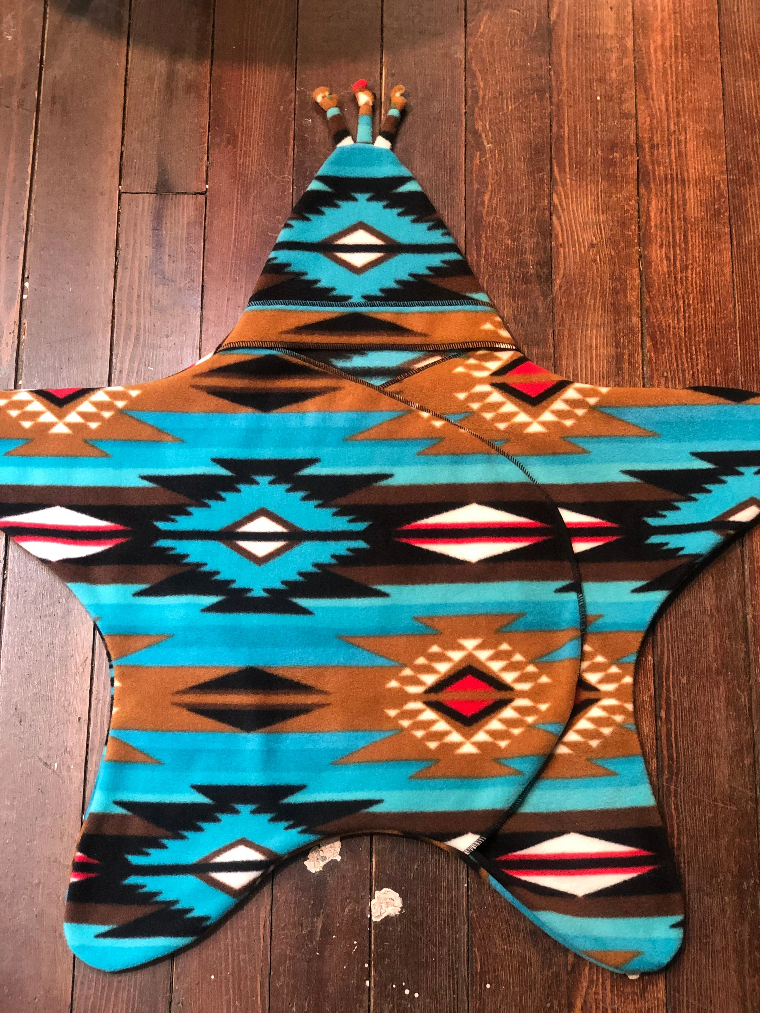 Wolfe Fleece Baby Star Bunting