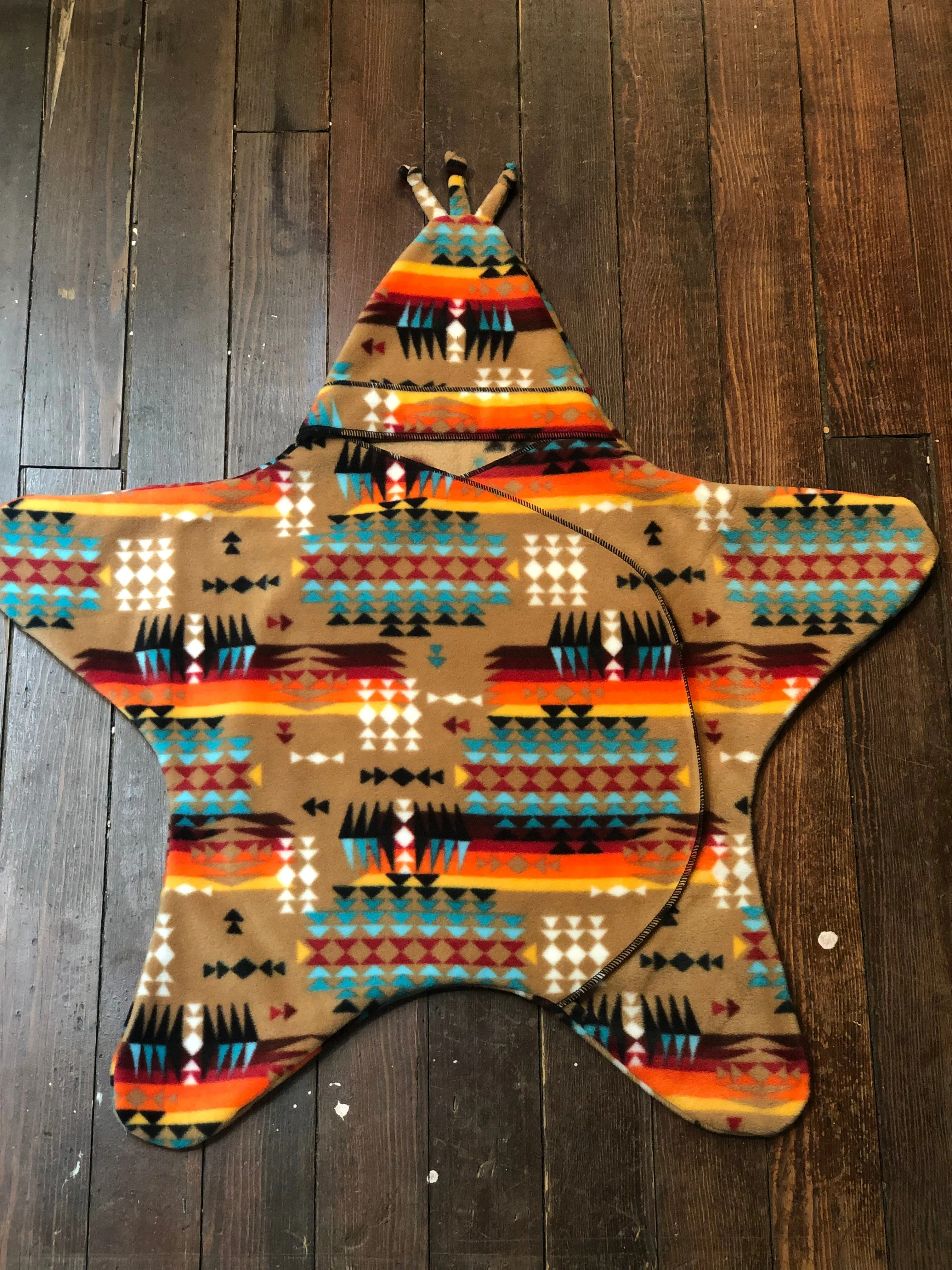 Wolfe Fleece Baby Star Bunting
