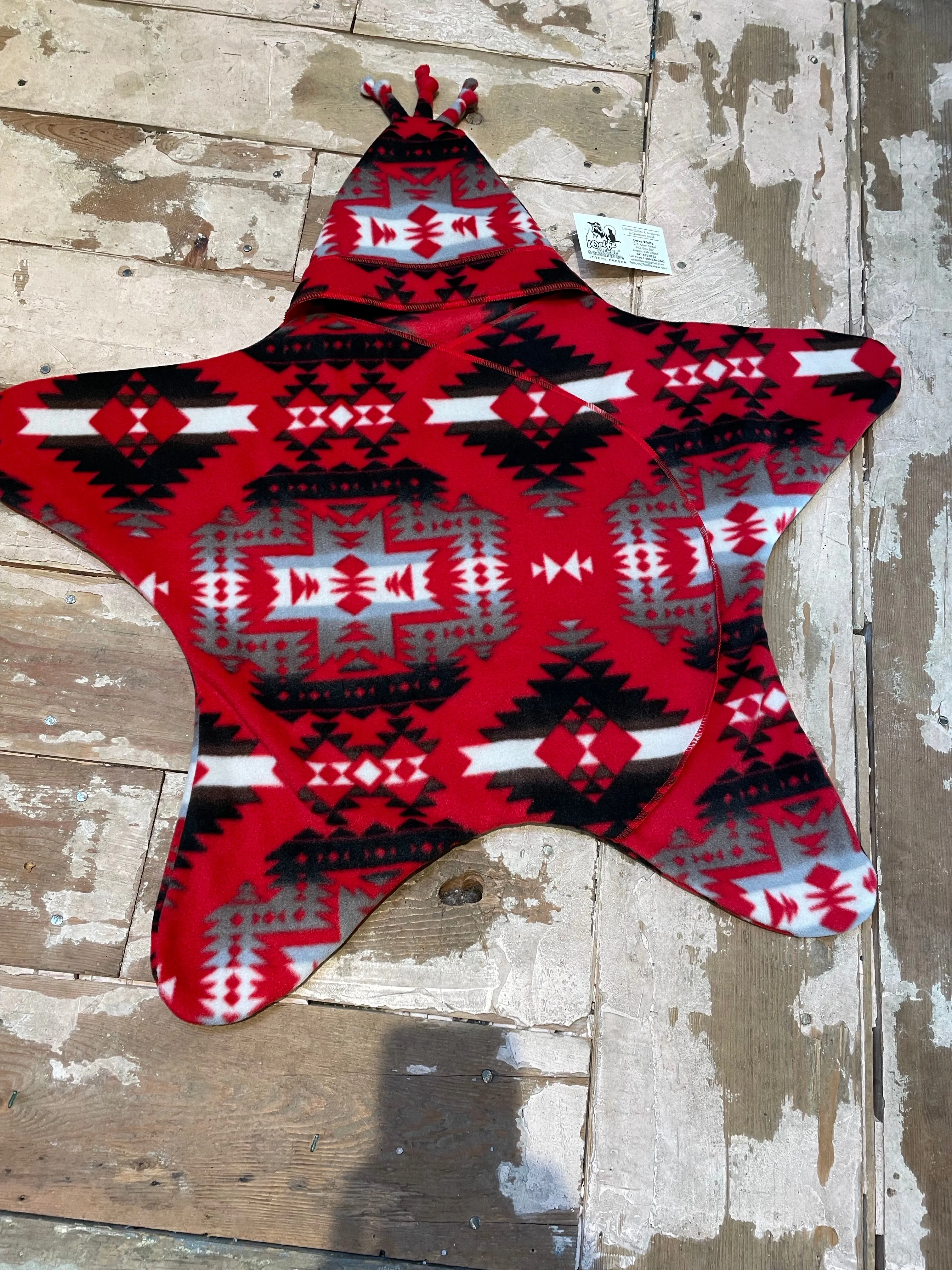 Wolfe Fleece Baby Star Bunting