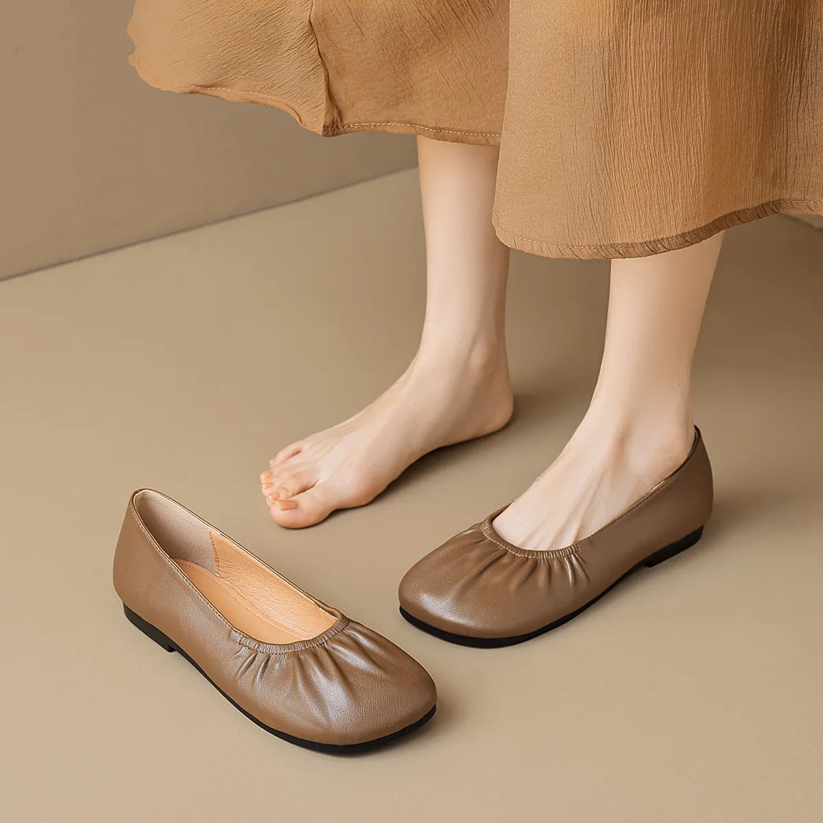 Women Minimalist Fashion Soft Casual Flats