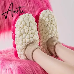Women's Ankle Boots Winter Cotton Shoes for Female Durable Non-slip Soft Bottom Outside Large Size Chunky Woman Snow Boots
