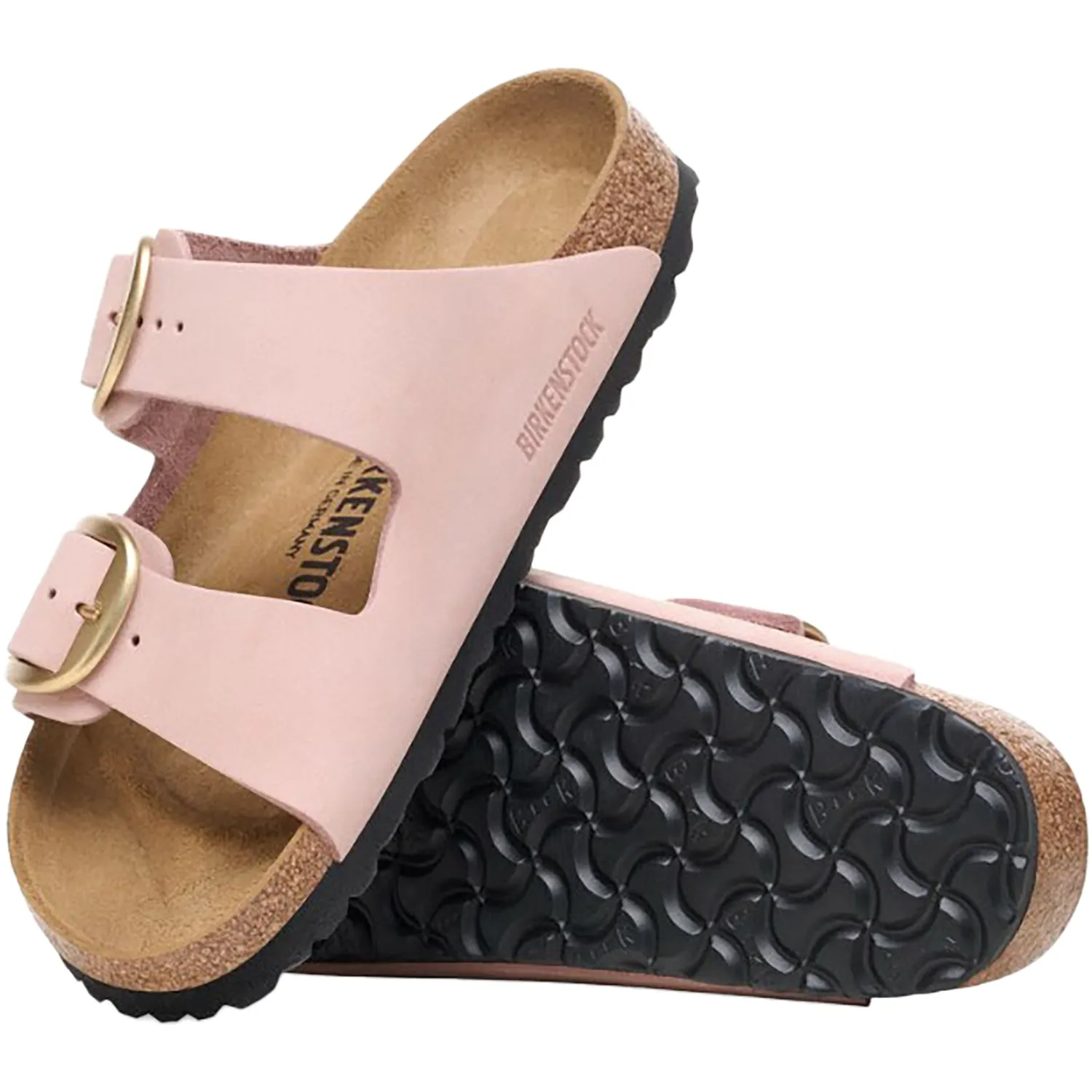 Women's Birkenstock Arizona Big Buckle Soft Pink Nubuck