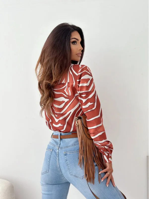 Women's Casual Collar Button-up Shirt