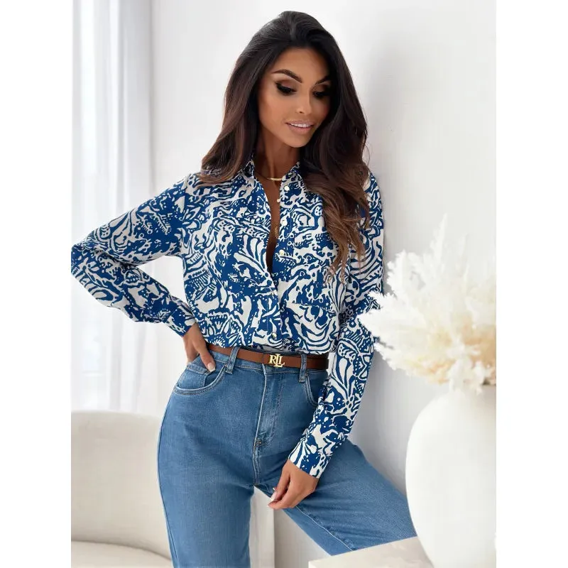 Women's Casual Collar Button-up Shirt
