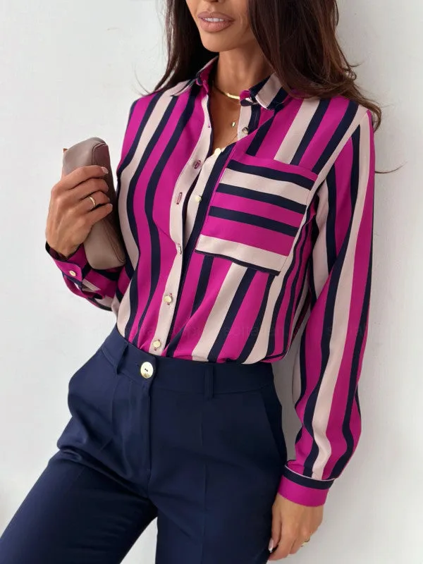 Women's Casual Collar Button-up Shirt