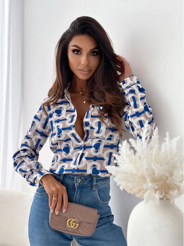 Women's Casual Collar Button-up Shirt