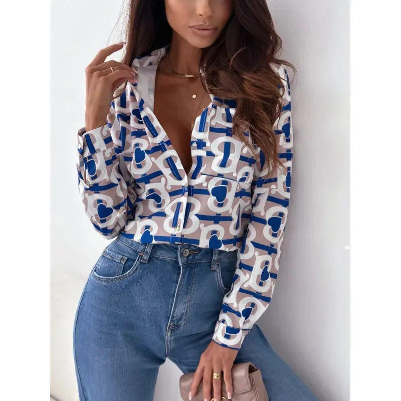 Women's Casual Collar Button-up Shirt