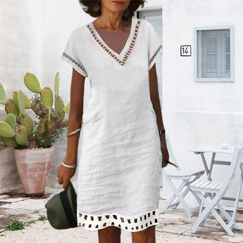 Women's Casual  Cotton Dress