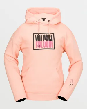 Womens Essential Hoodie - Coral Haze
