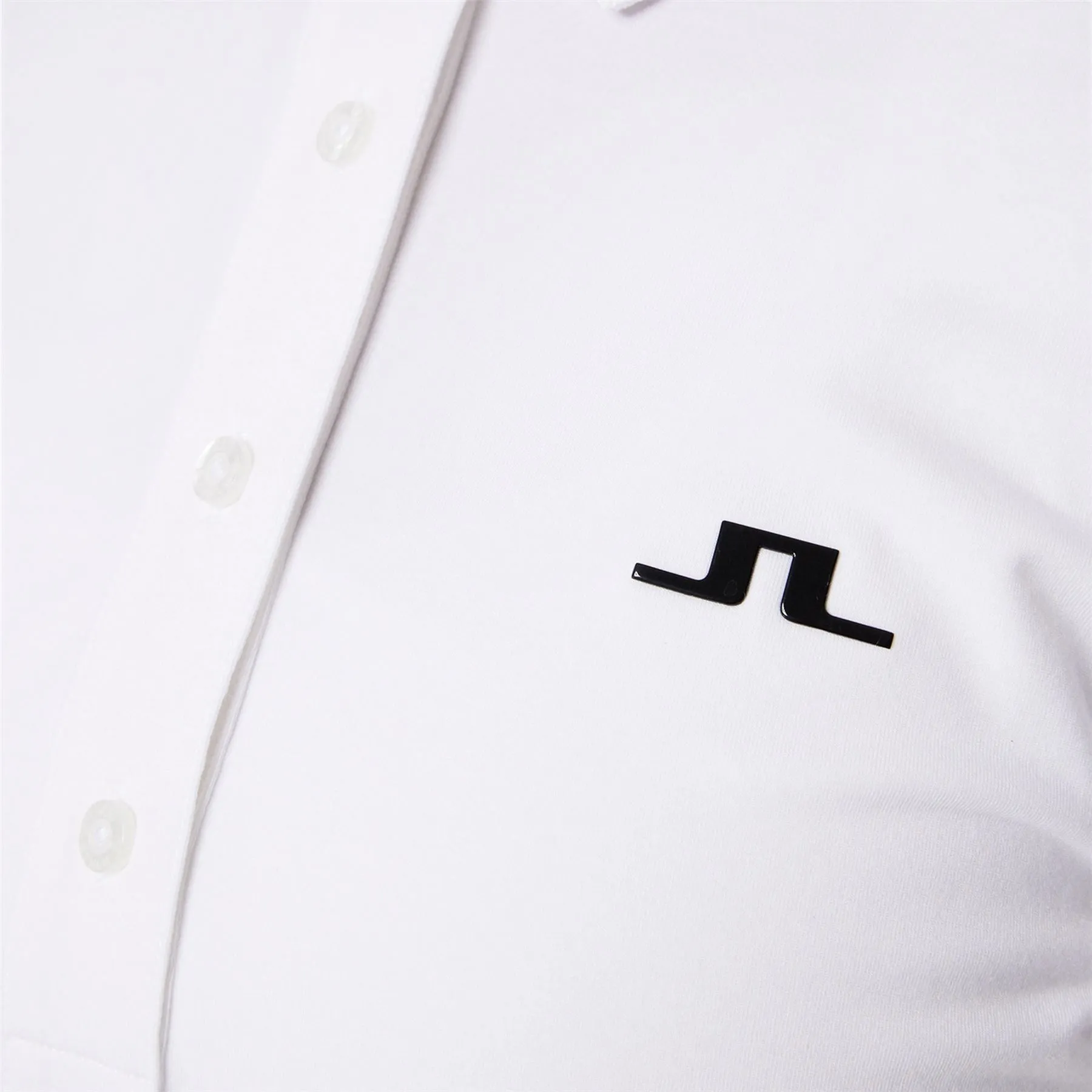 Womens Flor LS Soft Touch Polo White - AW24