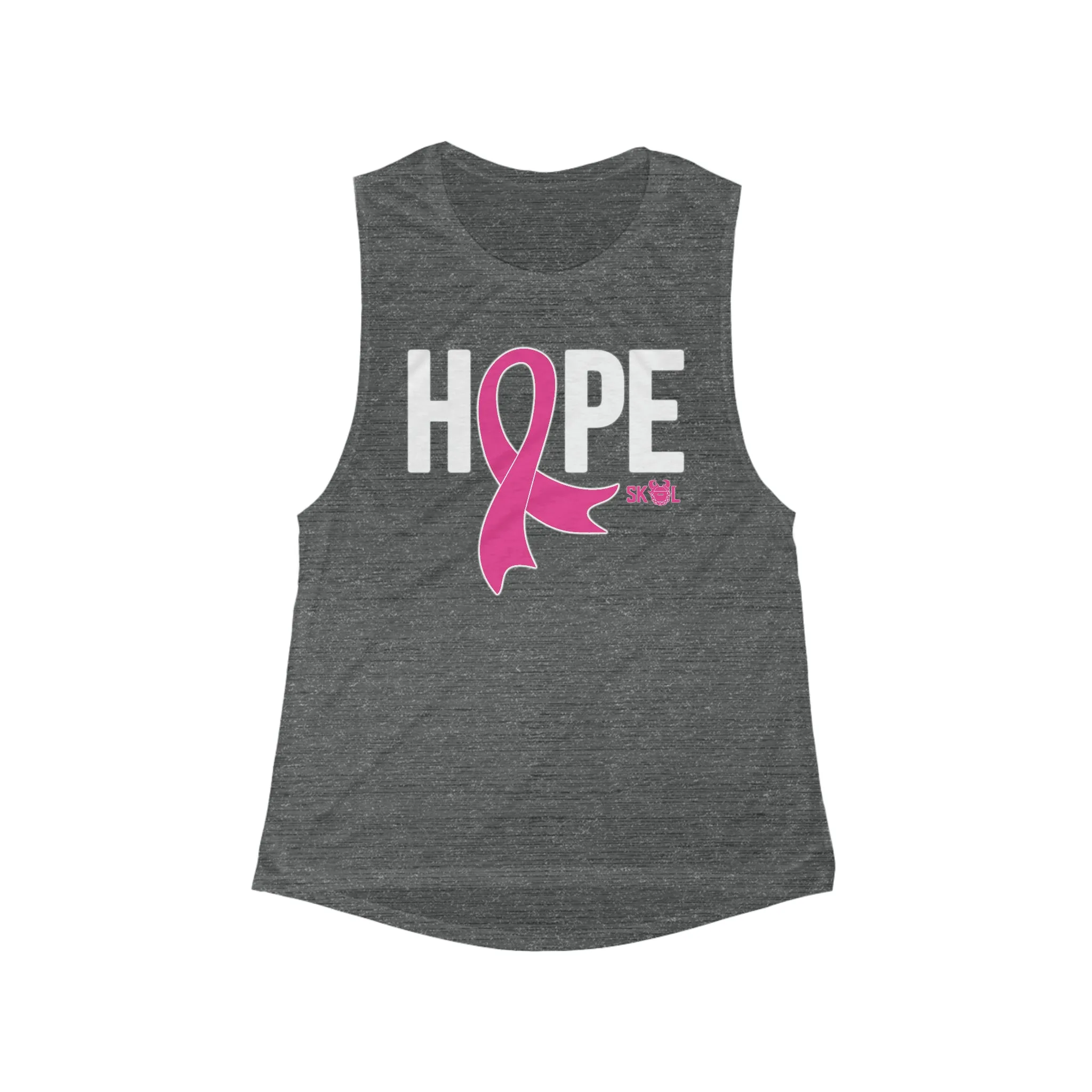 Women's Flowy Scoop Muscle Tank - Hope