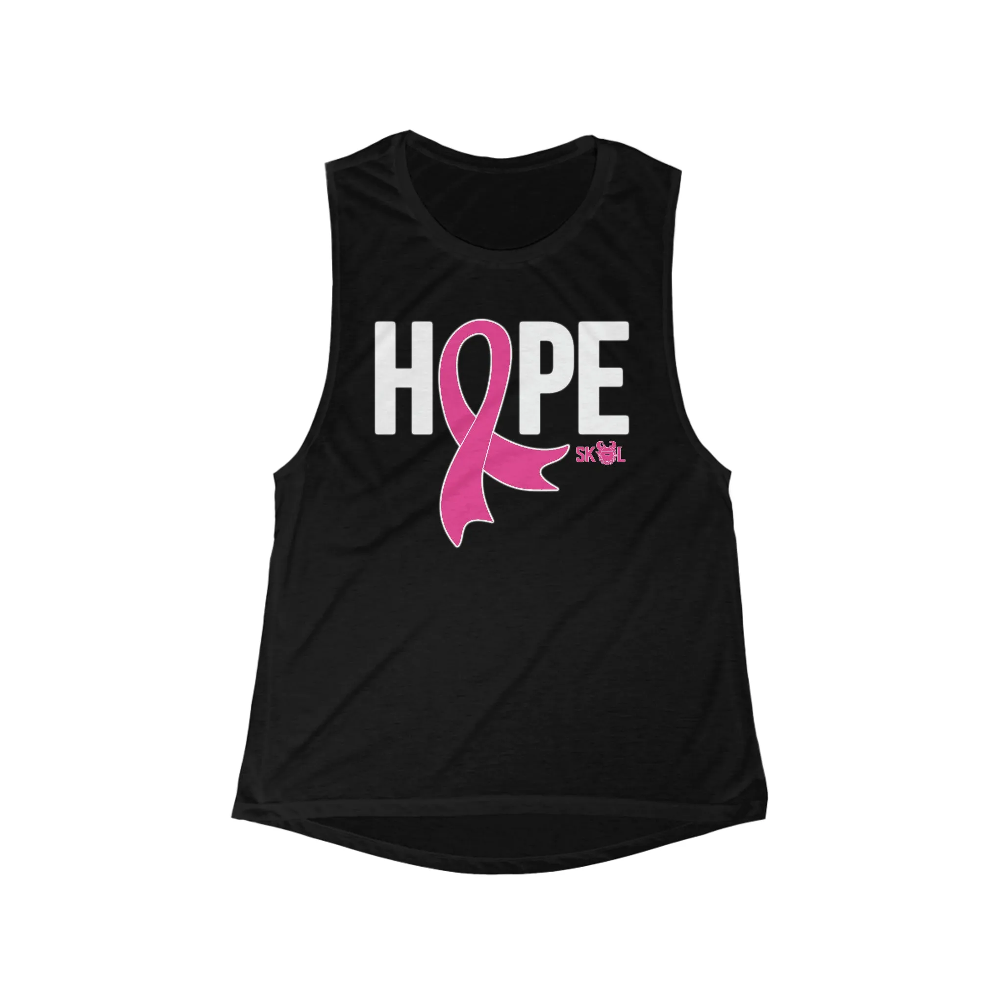 Women's Flowy Scoop Muscle Tank - Hope