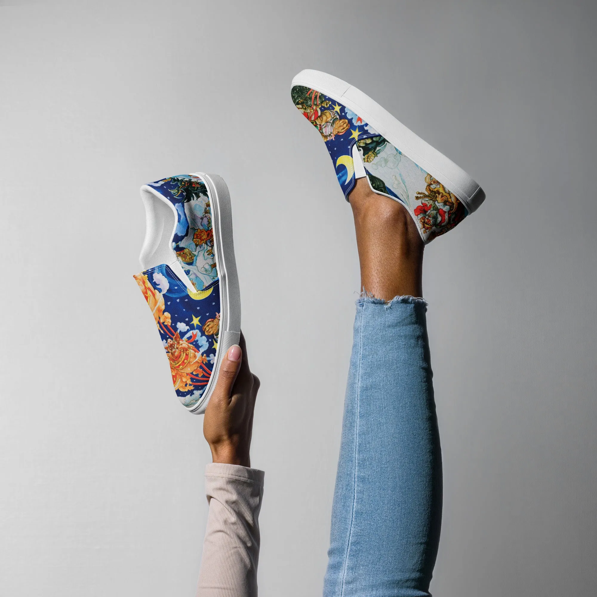 Women’s Hogfather slip-on canvas shoes *US SIZES SHOWN! USE CHART!