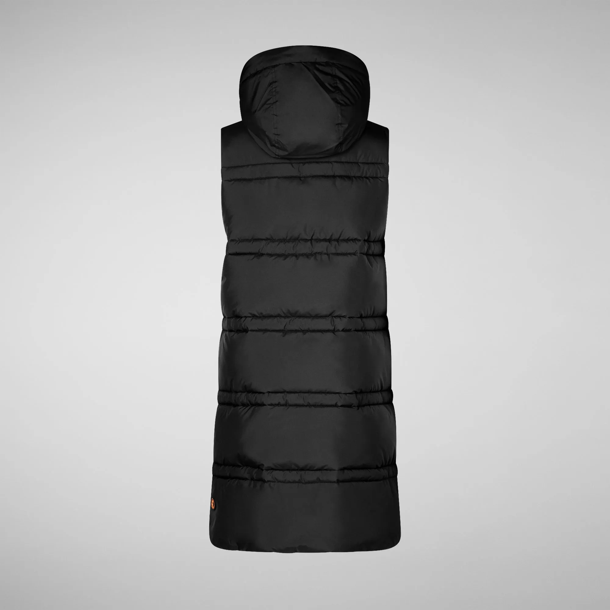 Women's hooded vest Judee in black