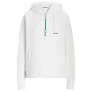 Womens Hybrid Half Zip Paper White - SS24