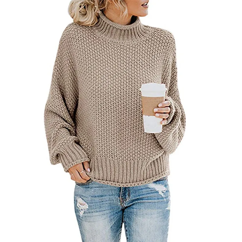 Women's Knitted Thick Thread Sweater