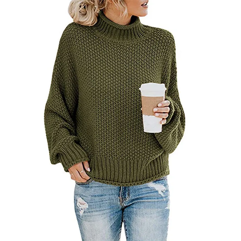 Women's Knitted Thick Thread Sweater