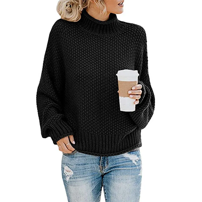 Women's Knitted Thick Thread Sweater