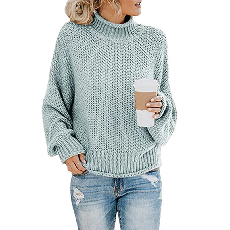 Women's Knitted Thick Thread Sweater
